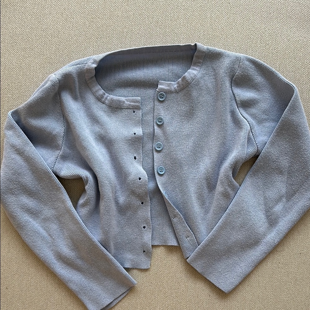 Blue Cardigan